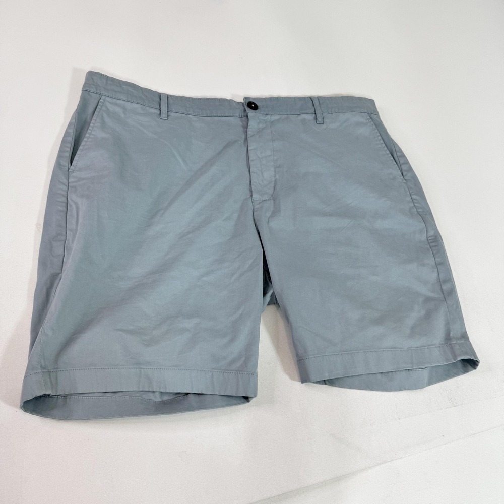 AG Adriano Goldschmied Shorts Mens 40 Gray Wanderer Slim Chino Stretch Casual
